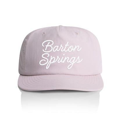 Barton Springs Cursive Nylon Snapback