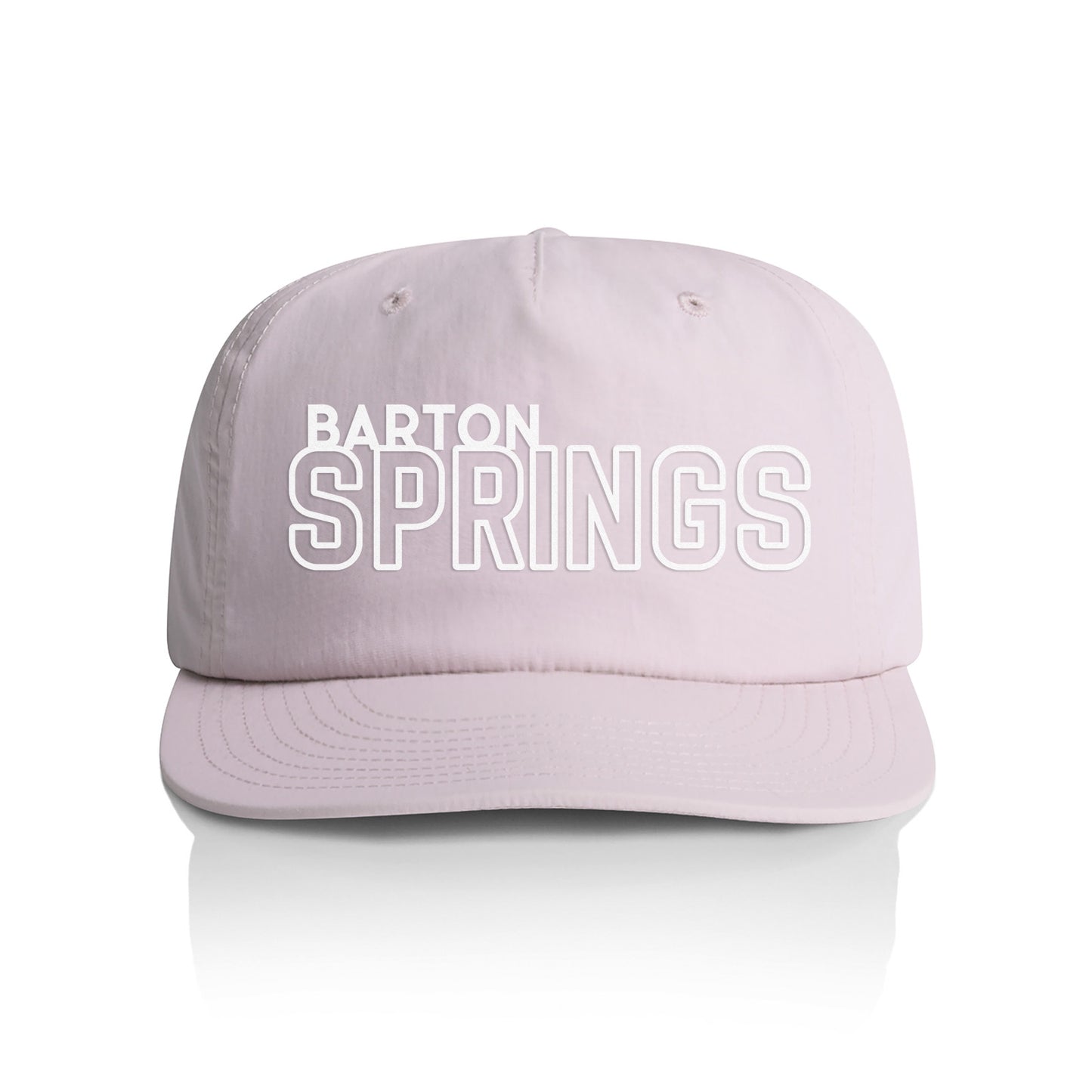Barton Springs Outline Nylon Snapback