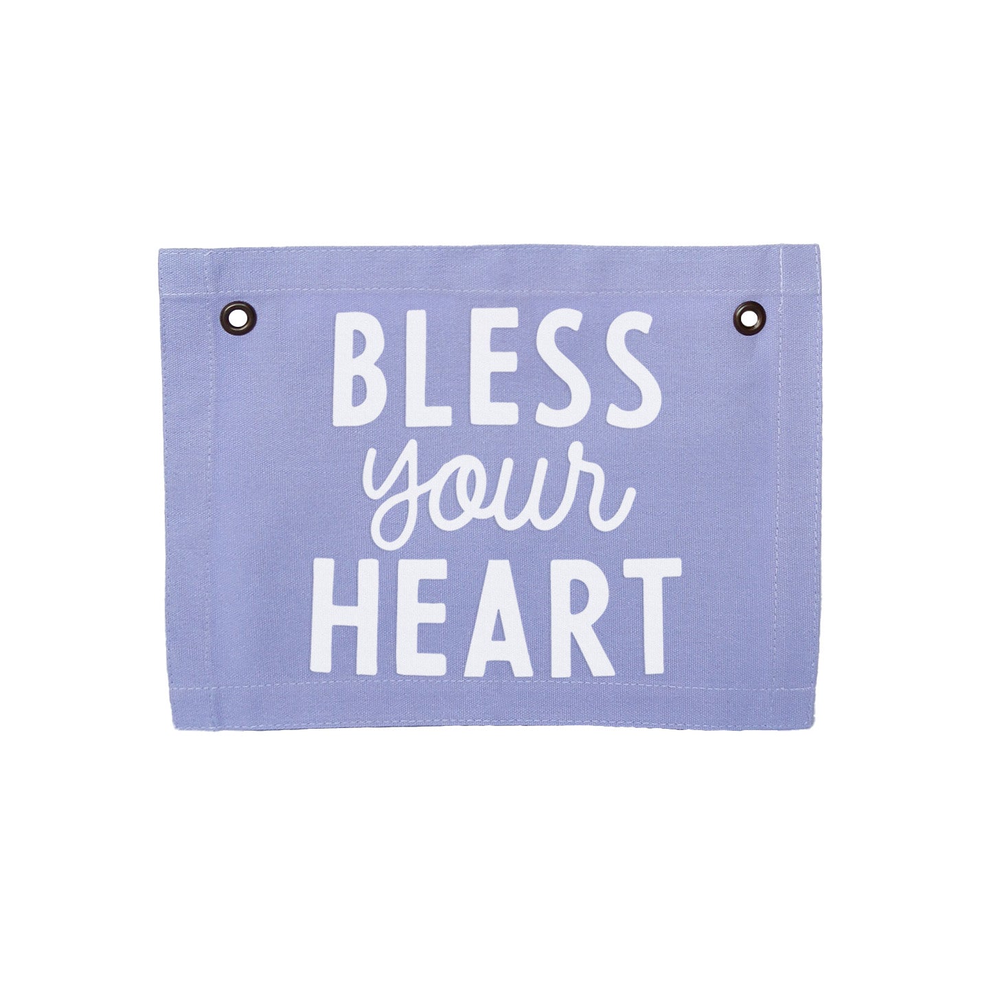 Bless your Heart Small Canvas Flag