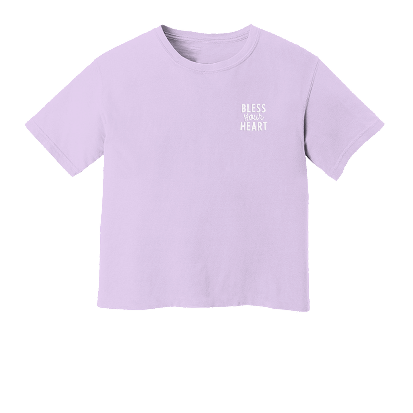 Bless Your Heart Washed Tee - Small Design