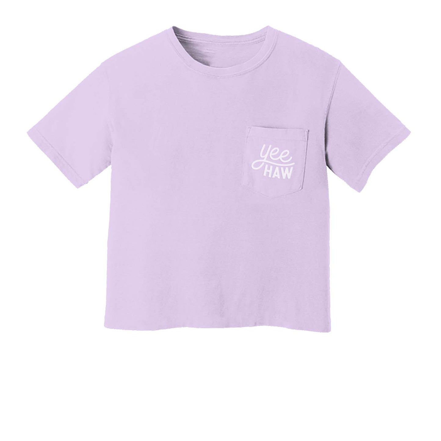 Yee Haw Crop Pocket Tee