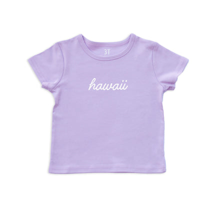 Hawaii Cursive Kids Tee