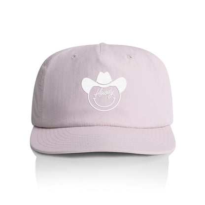 Howdy Cowboy Cursive Nylon Snapback
