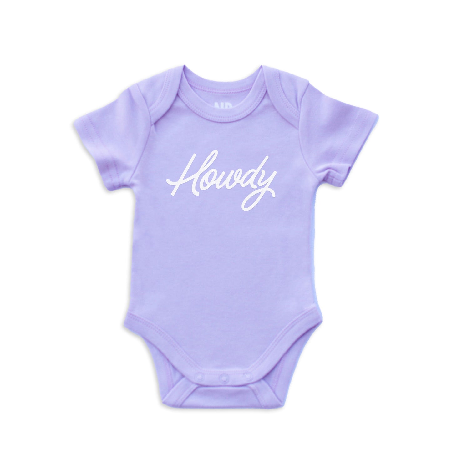 Howdy Cursive Onesie