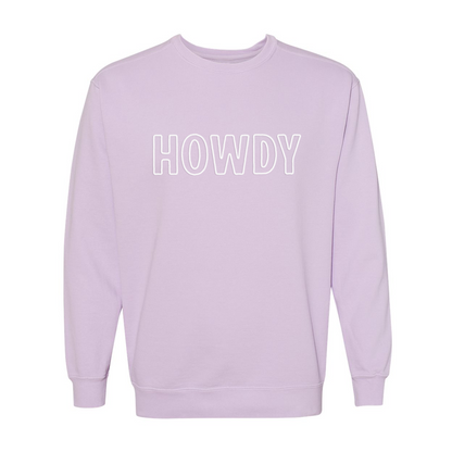 Howdy Outline Washed Sweatshirt