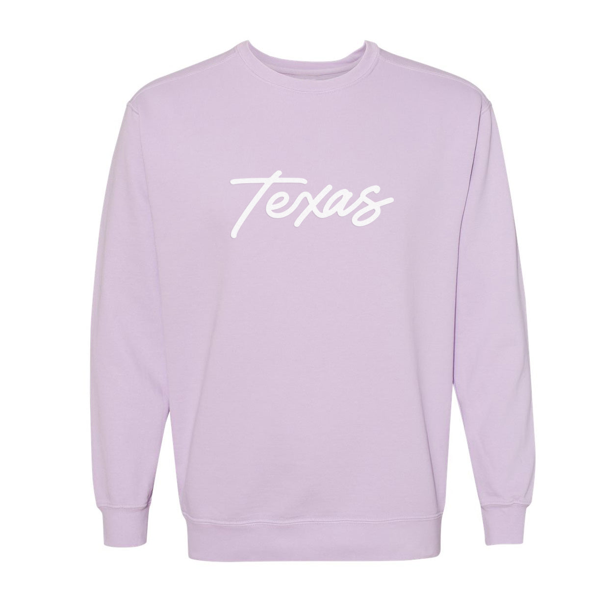Texas Cursive Washed Sweatshirt