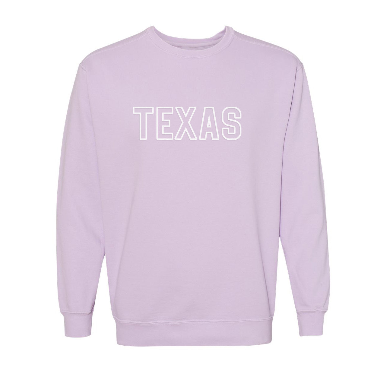 Texas Outline Washed Sweatshirt