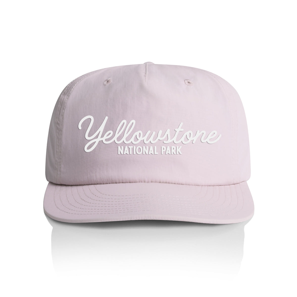 Yellowstone National Park Cursive Nylon Snapback