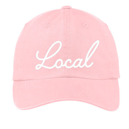 Local Cursive Baseball Cap