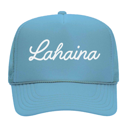 Lahaina Cursive Foam Snapback