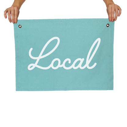 Local Large Canvas Flag