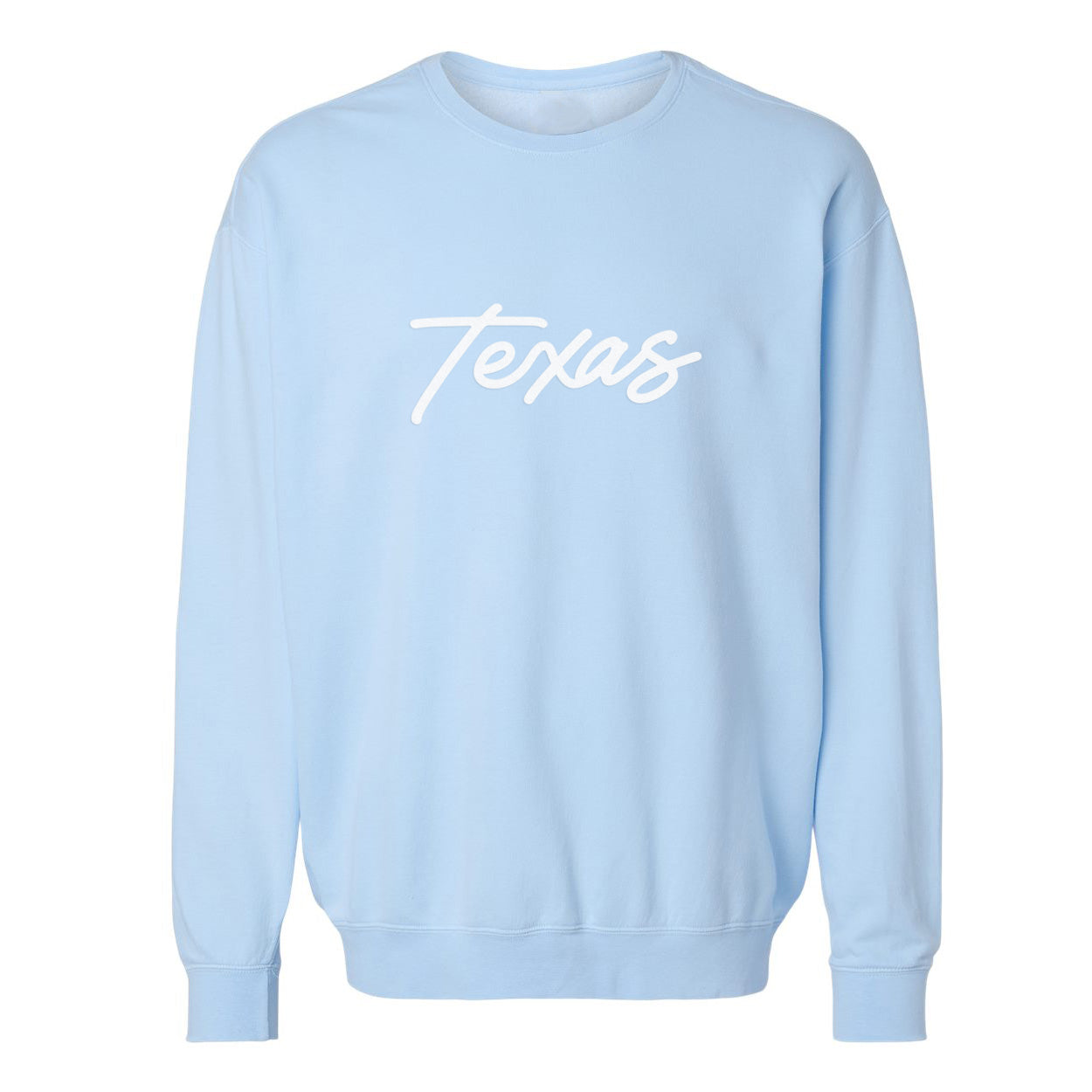 Texas Cursive Washed Sweatshirt