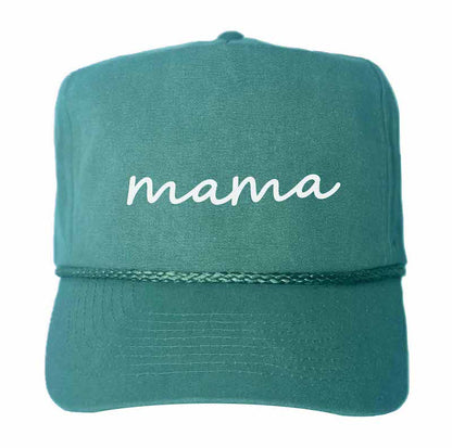Mama Cursive Canvas Trucker
