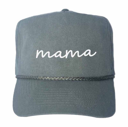 Mama Cursive Canvas Trucker