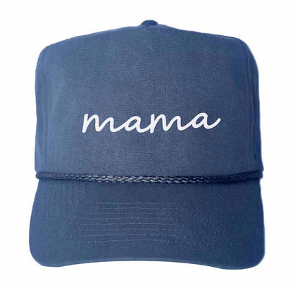 Mama Cursive Canvas Trucker