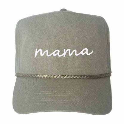 Mama Cursive Canvas Trucker