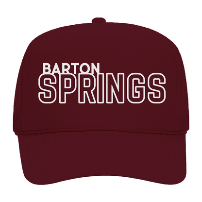 Barton Springs Outline Foam Snapback