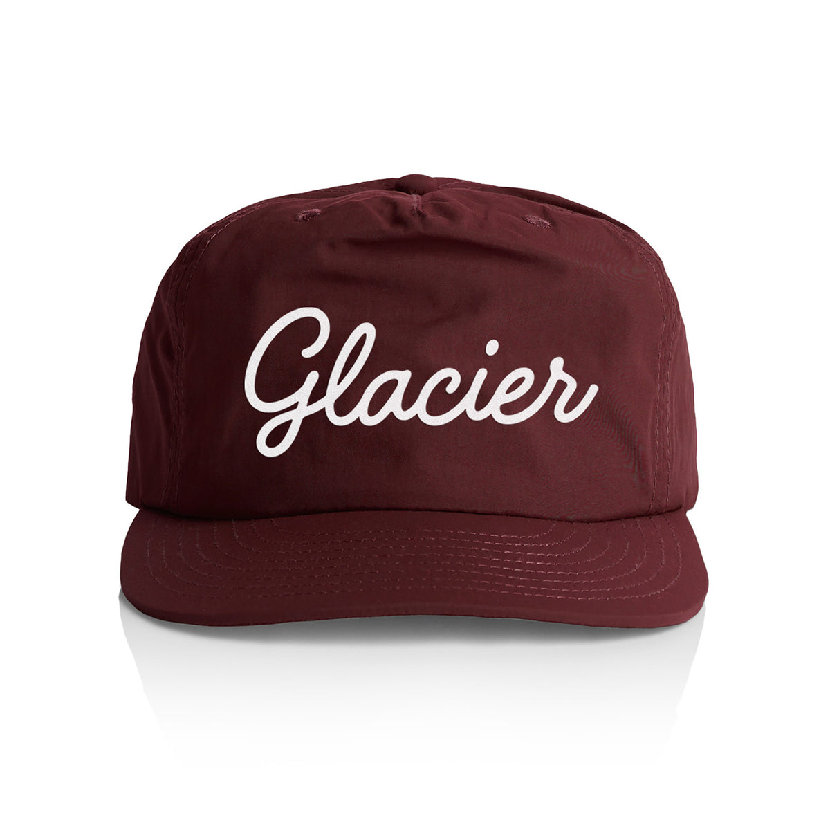 Glacier Cursive Nylon Snapback