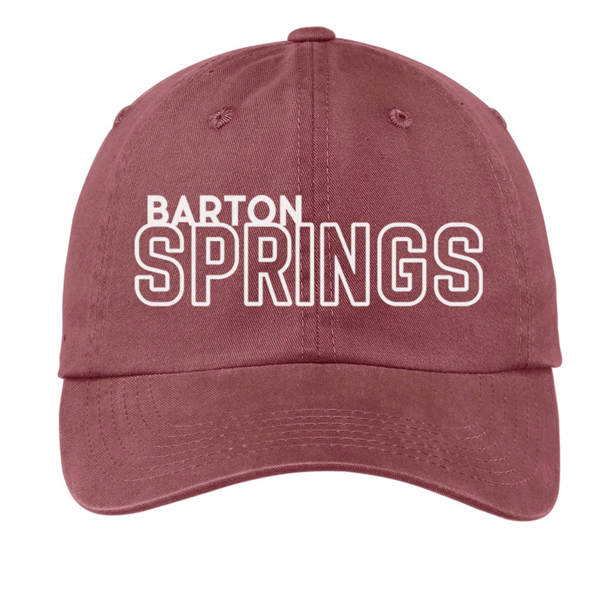 Barton Springs Outline Baseball Cap