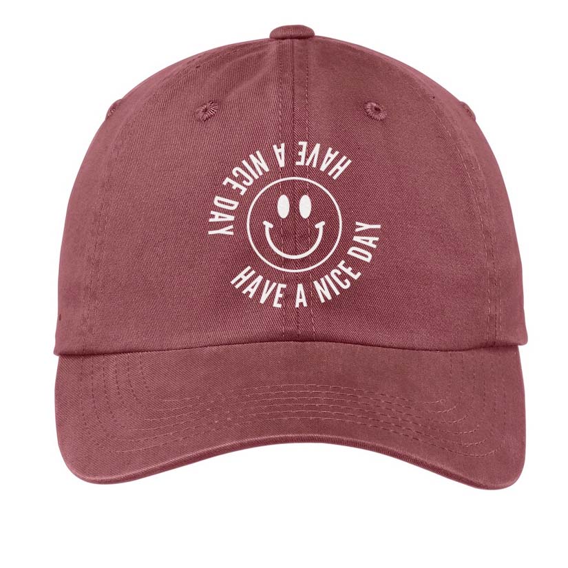 Smile Have a Nice Day Baseball Cap