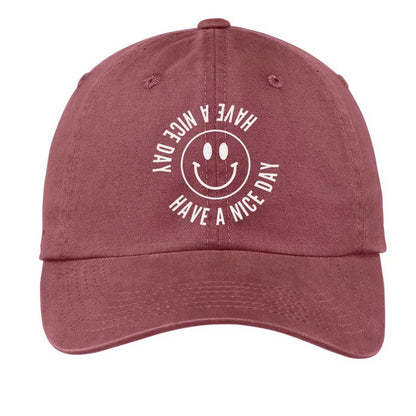 Smile Have a Nice Day Baseball Cap