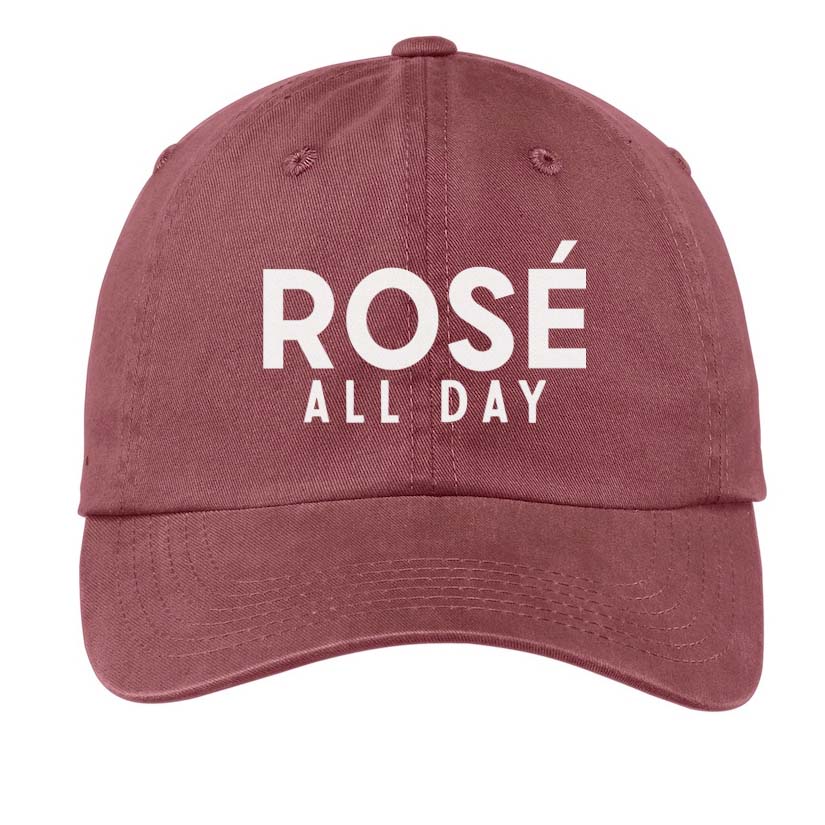 Rosé All Day Adjustable Baseball Cap | Frankie Jean