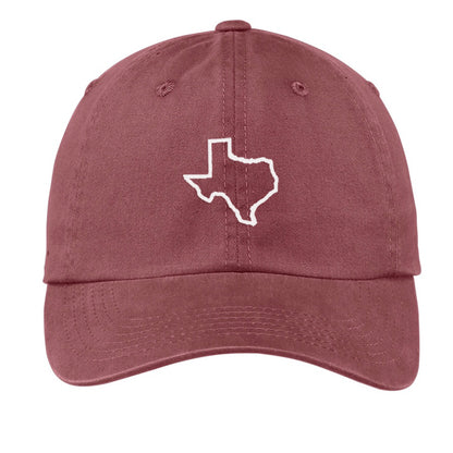 Texas State Outline Baseball Cap