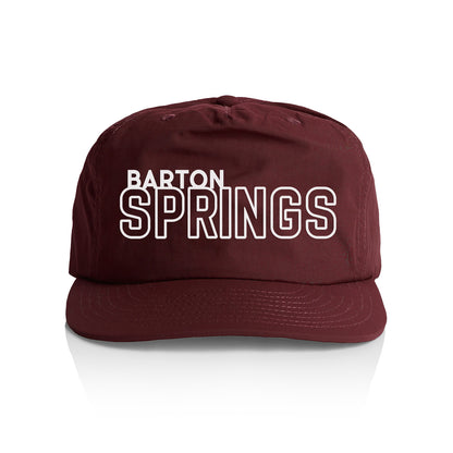 Barton Springs Outline Nylon Snapback