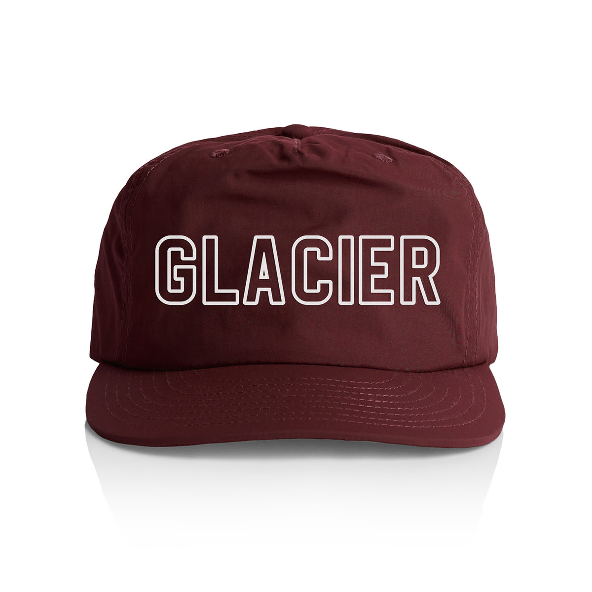 Glacier Outline Nylon Snapback