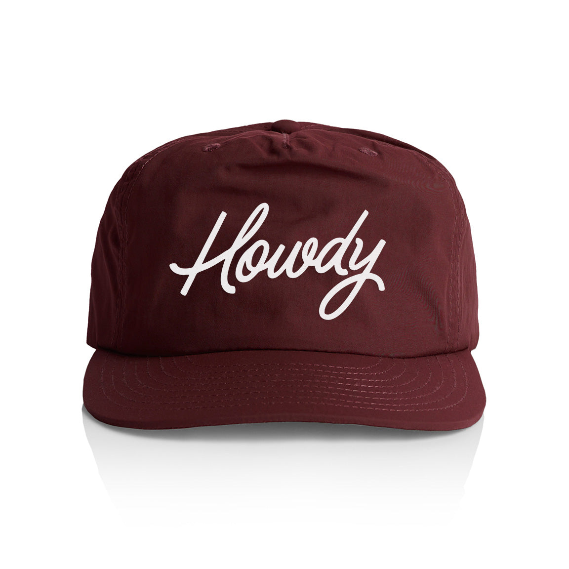 Howdy Cursive Nylon Snapback