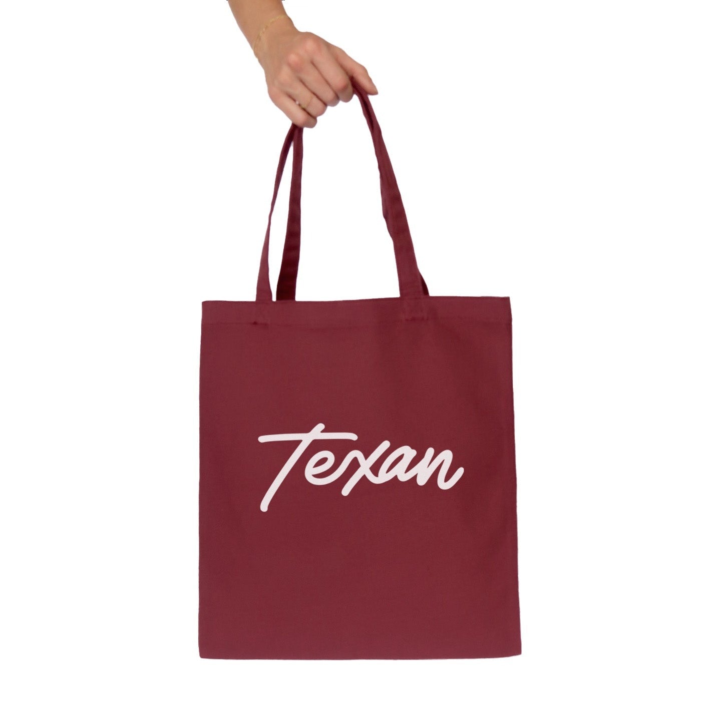 Texan Cursive Tote Bag