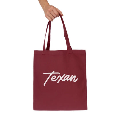 Texan Cursive Tote Bag