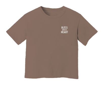 Bless Your Heart Washed Tee - Small Design