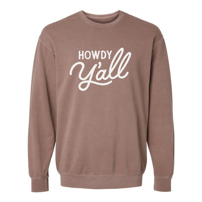 Howdy Y'all Washed Sweatshirt