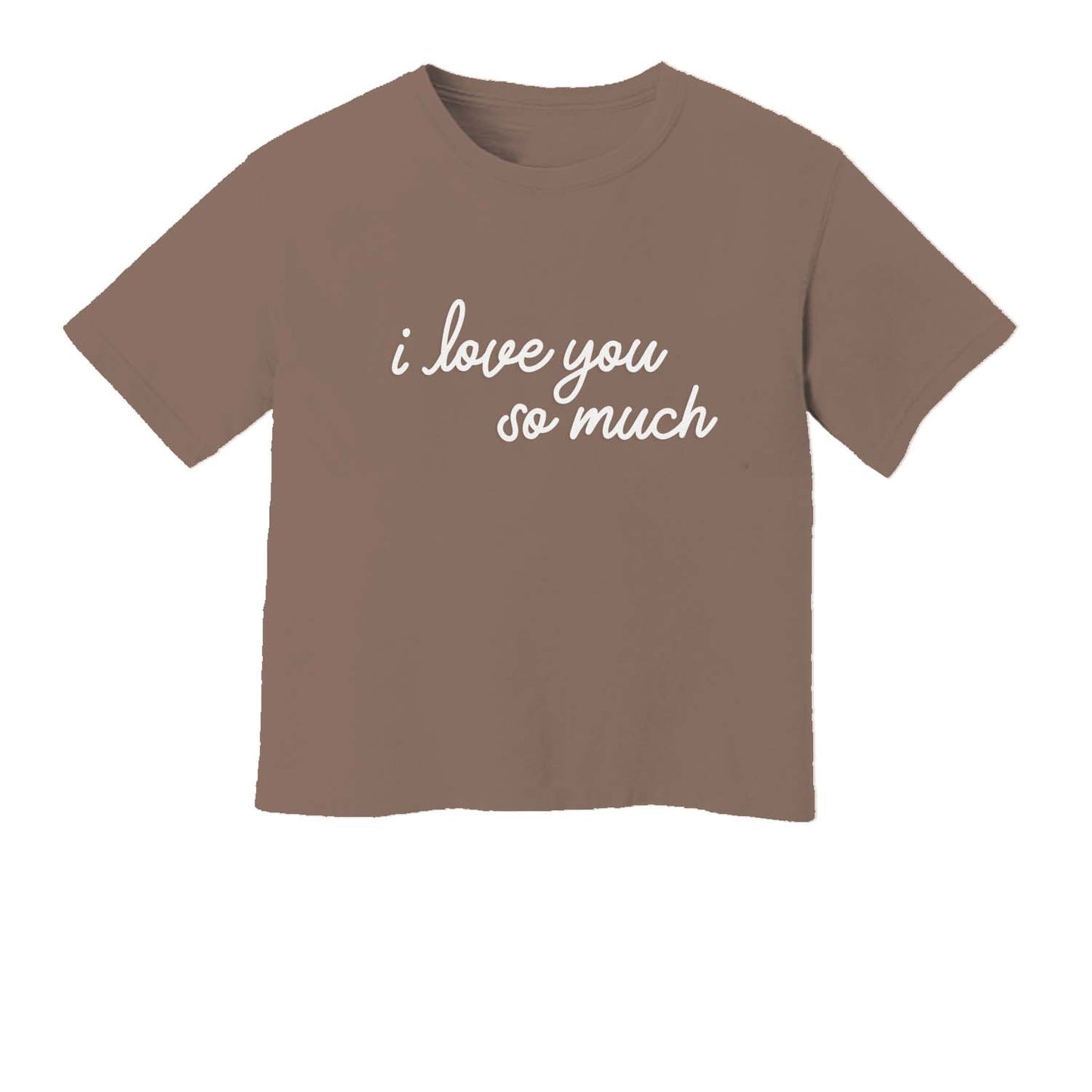 I Love You So Much Washed Tee - Large Design
