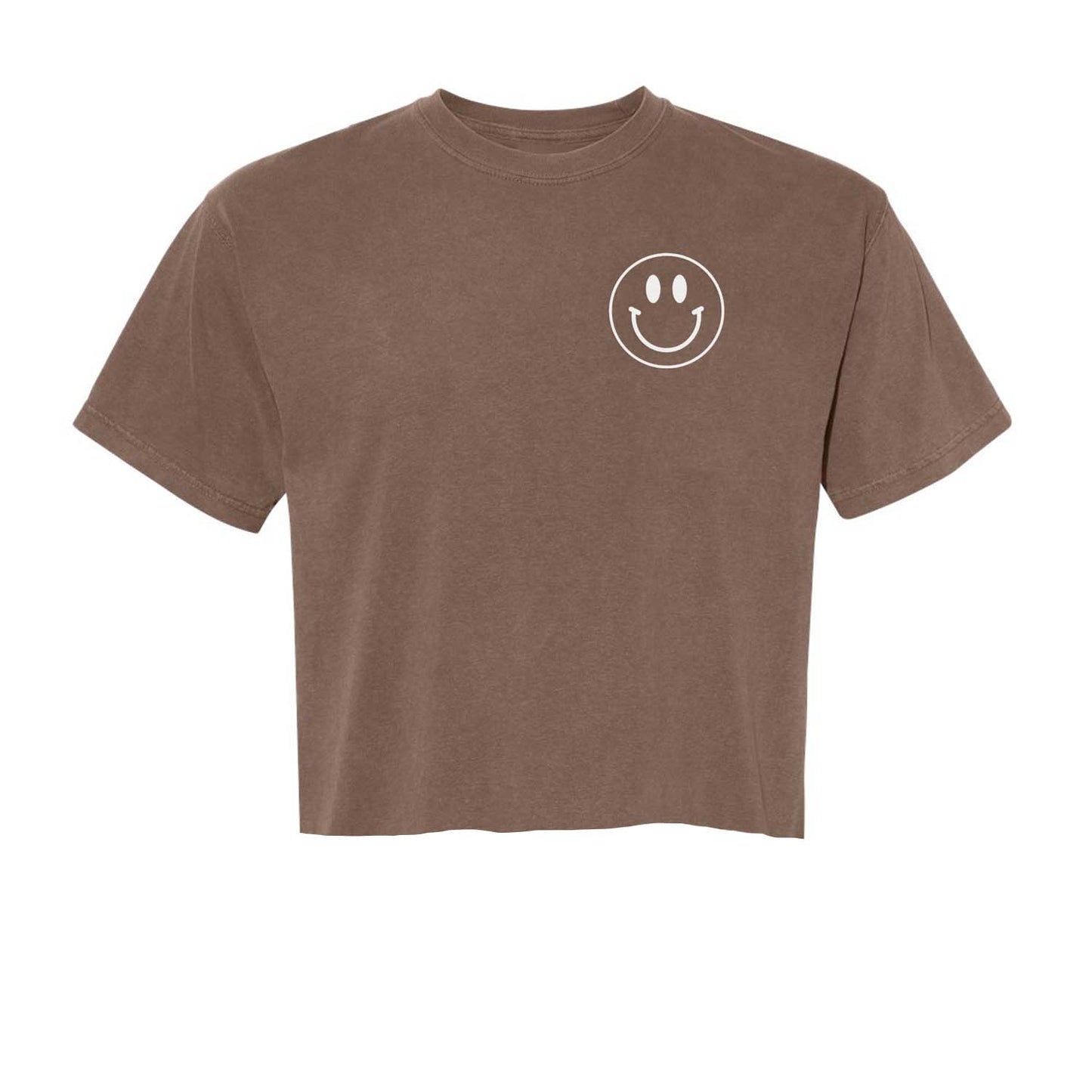 Smiley Face Outline Washed Tee