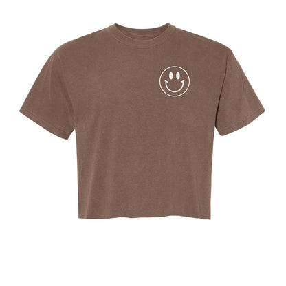 Smiley Face Outline Washed Tee
