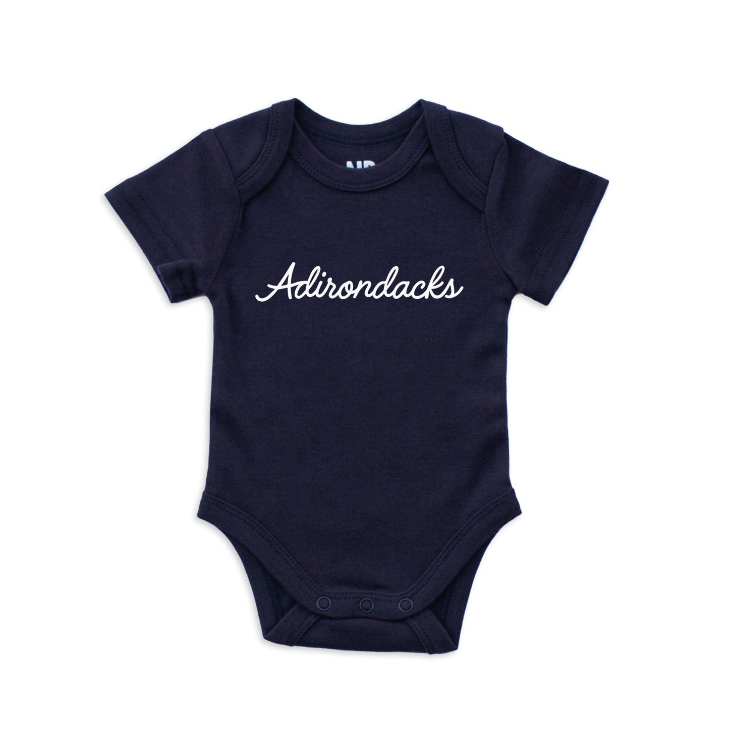 Adirondacks Cursive Onesie