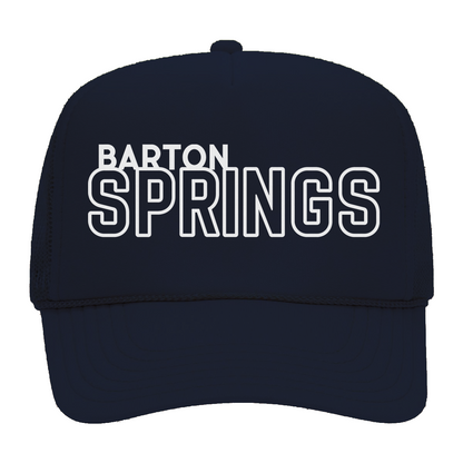 Barton Springs Outline Foam Snapback