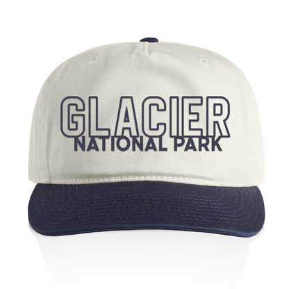 Glacier National Park Outline 2 Tone Cap