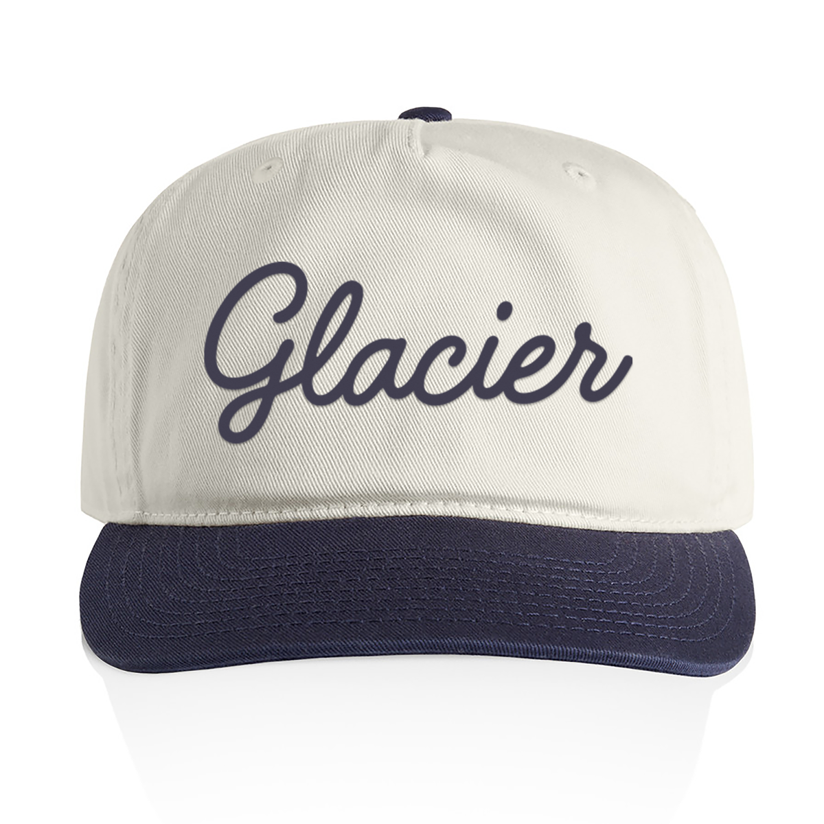 Glacier Cursive 2 Tone Cap