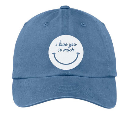 i love you so much Smile Baseball Cap
