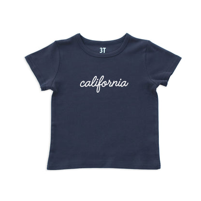 California Cursive Kids Tee