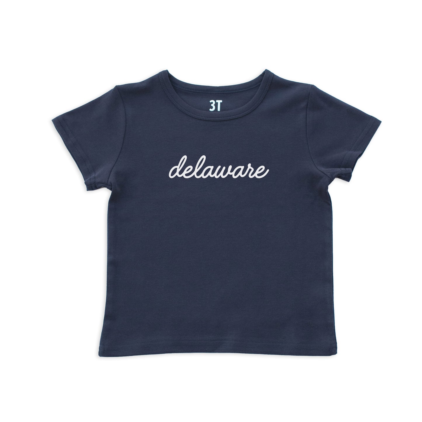 Delaware Cursive Kids Tee