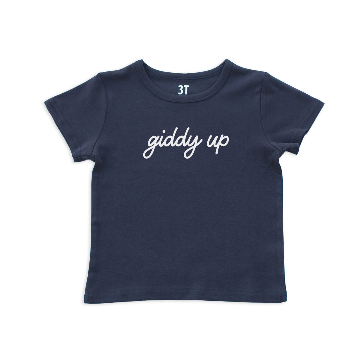 Giddy Up Cursive Kids Tee