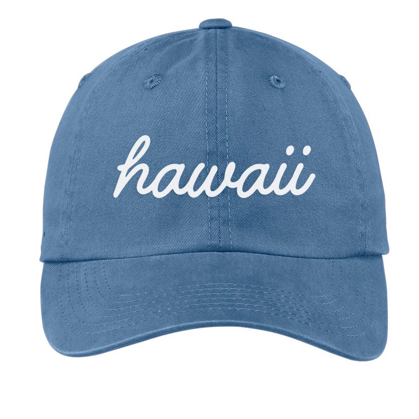 Hawaii Cursive Baseball Cap