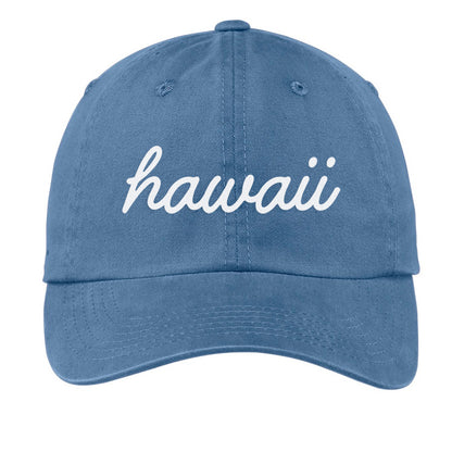 Hawaii Cursive Baseball Cap