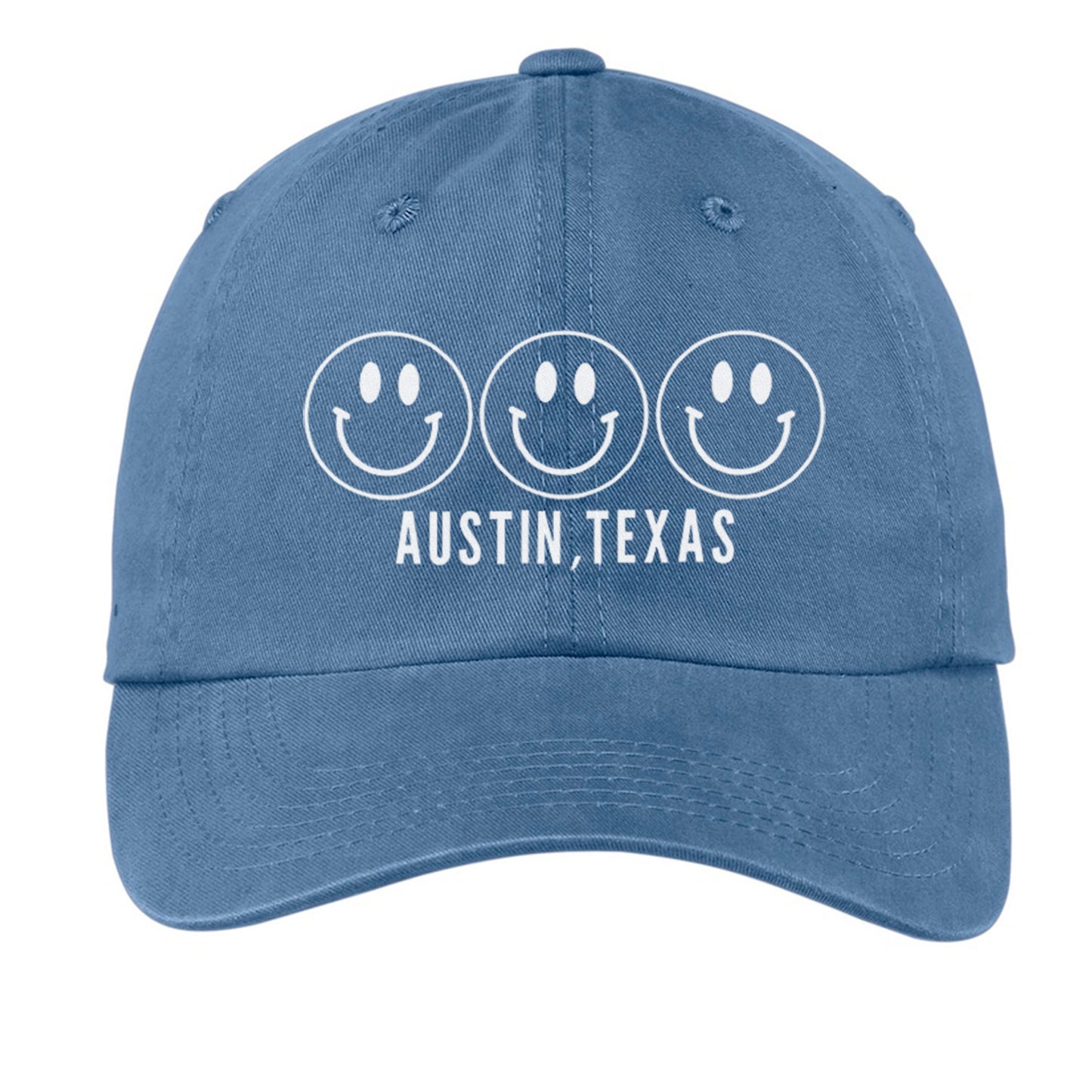 Smile Austin Texas Baseball Cap