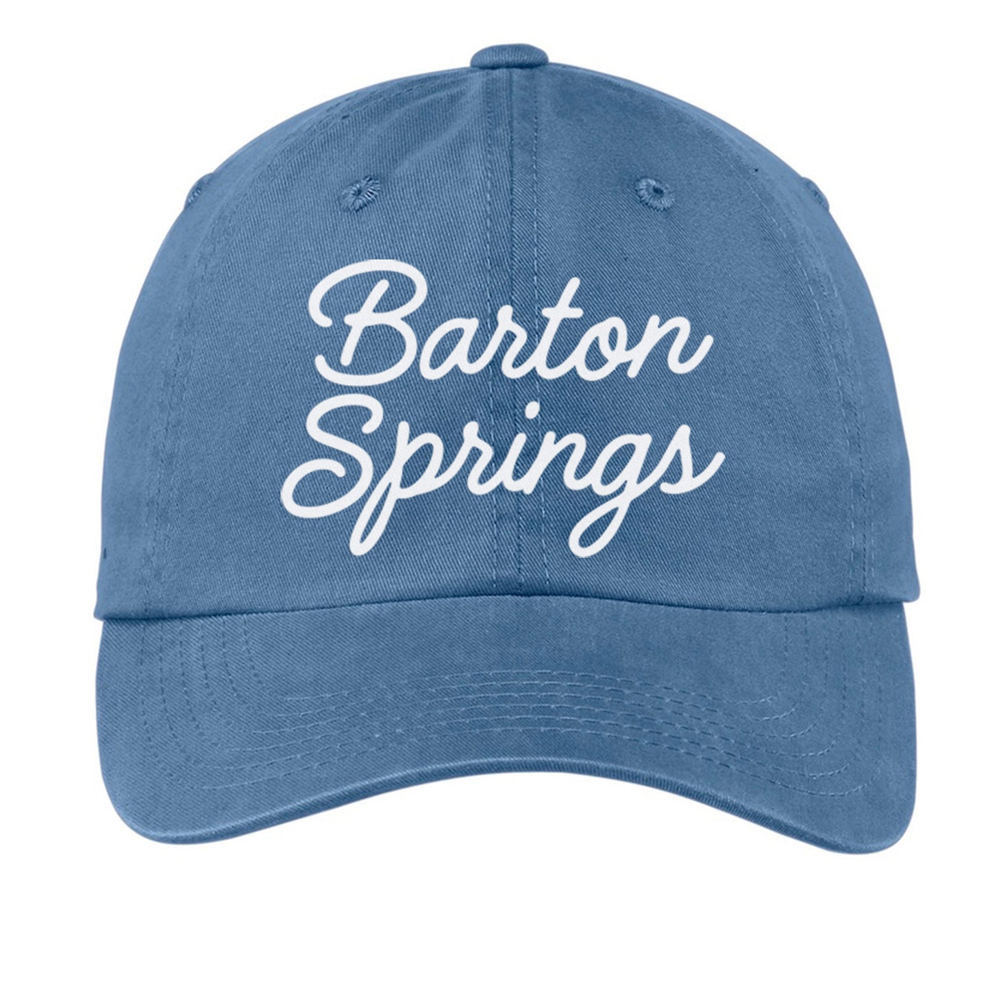 Barton Springs Cursive Baseball Cap