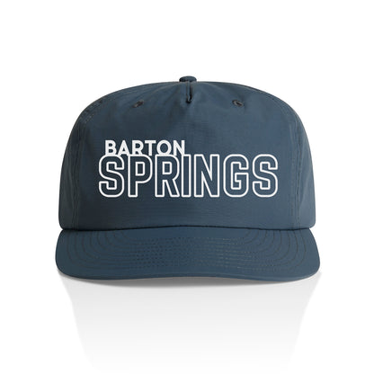 Barton Springs Outline Nylon Snapback